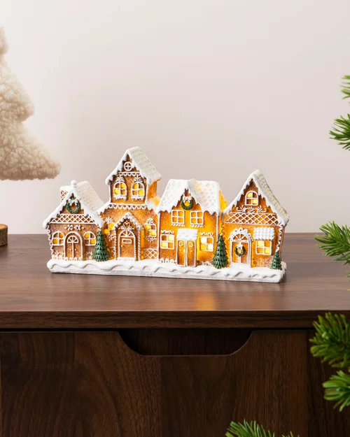 WeRChristmas Pre-Lit Gingerbread Village 25 Cm - No Size Image 3