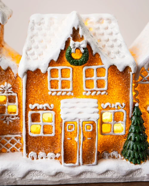 WeRChristmas Pre-Lit Gingerbread Village 25 Cm - No Size Image 5