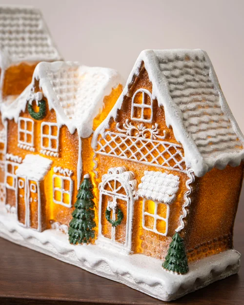 WeRChristmas Pre-Lit Gingerbread Village 25 Cm - No Size Image 6