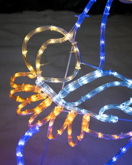 WeRChristmas Pre-Lit Jesus Mary And Joseph Nativity Rope Light Silhouette 130 Cm - No Size Image 4