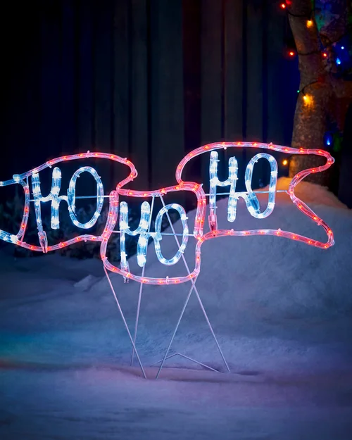 WeRChristmas Multi-Colour Animated Flying Santa Christmas Light Silhouette 456 Multi-Colour Leds 190 Cm - No Size Image 4