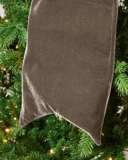 WeRChristmas Mocha Large Velvet Christmas Bow 140 Cm - No Size Image 6