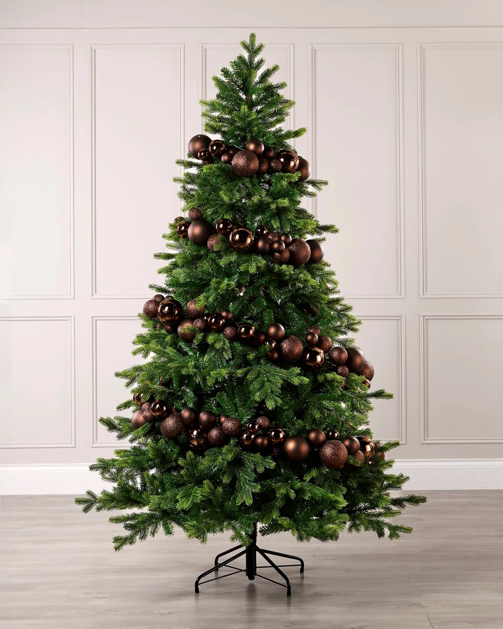 WeRChristmas Espresso Bauble Garland 9 Ft - No Size Image 2