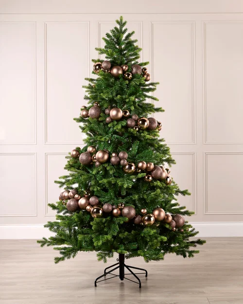 WeRChristmas Mocha Bauble Garland 9 Ft - No Size Image 2