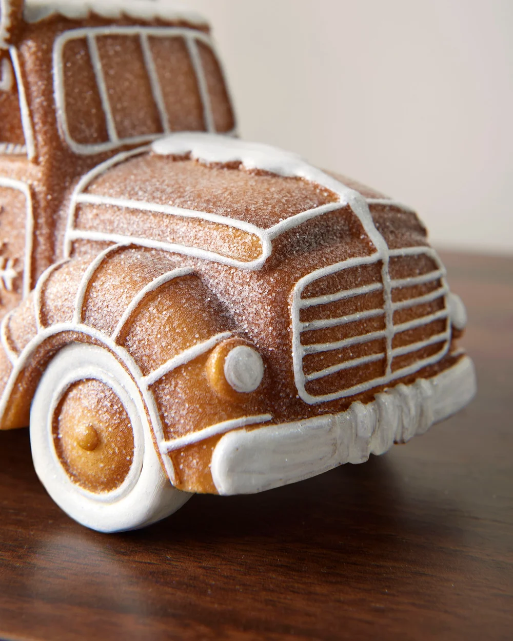 WeRChristmas Gingerbread Car Decoration Festive Ornament With Trees And Gifts 21 Cm - No Size Image 5