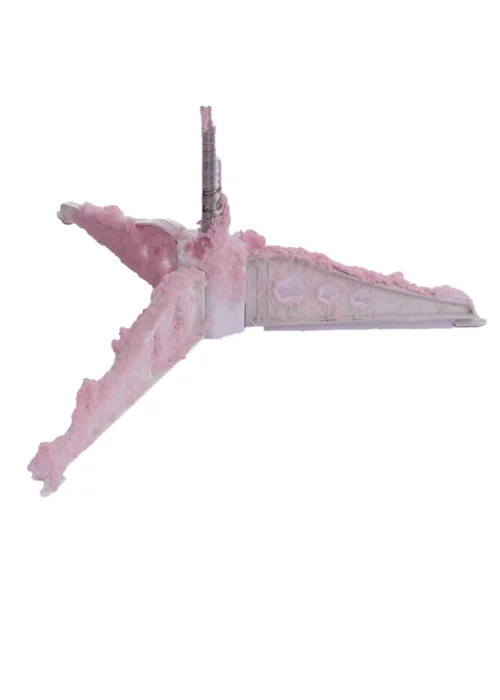 Lifeideas Pink Flocked Christmas Tree Set 60cm - One Size Image 4
