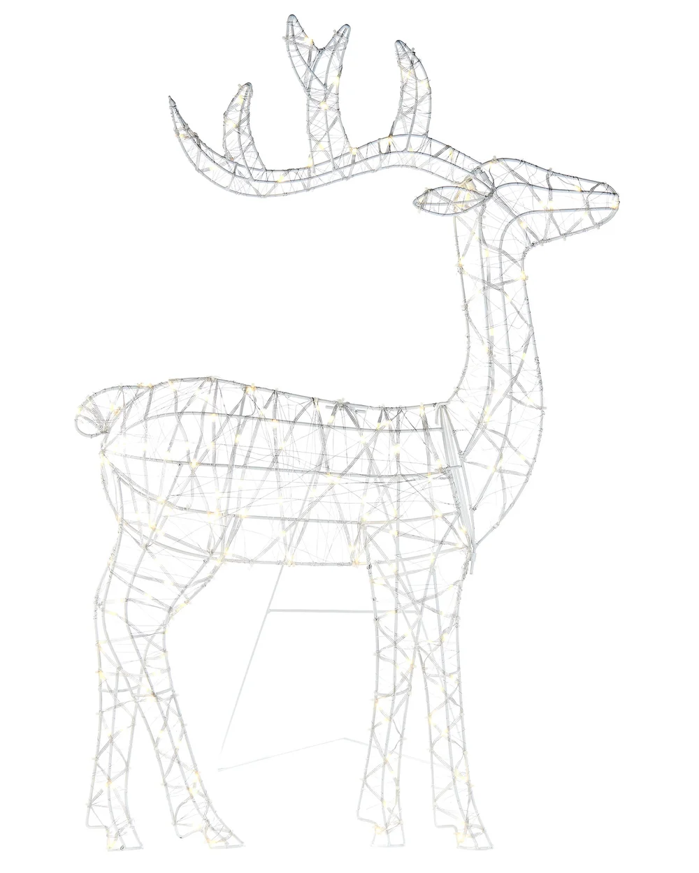 WeRChristmas Multi-Colour 2D Standing Reindeer Silhouette 95 Cm - No Size Image 1