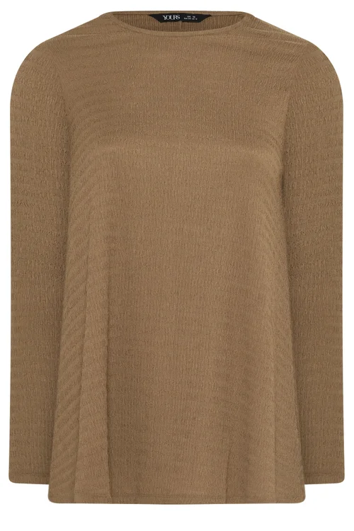 Yours Curve Natural Brown Swing Top - 18 Image 5