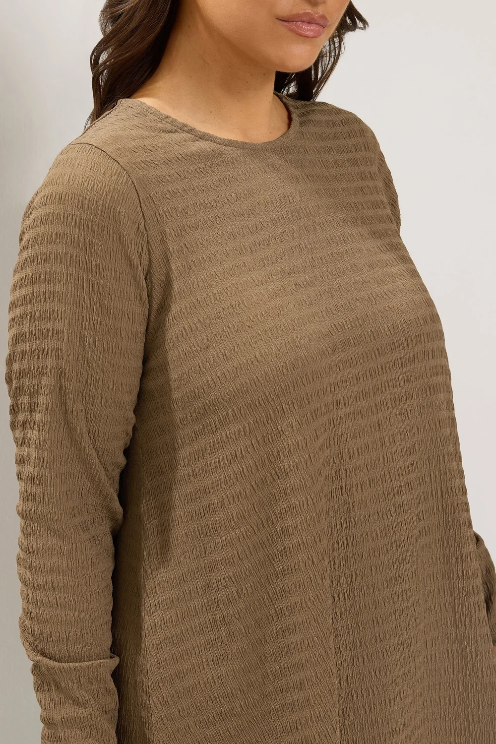 Yours Curve Natural Brown Swing Top - 18 Image 4