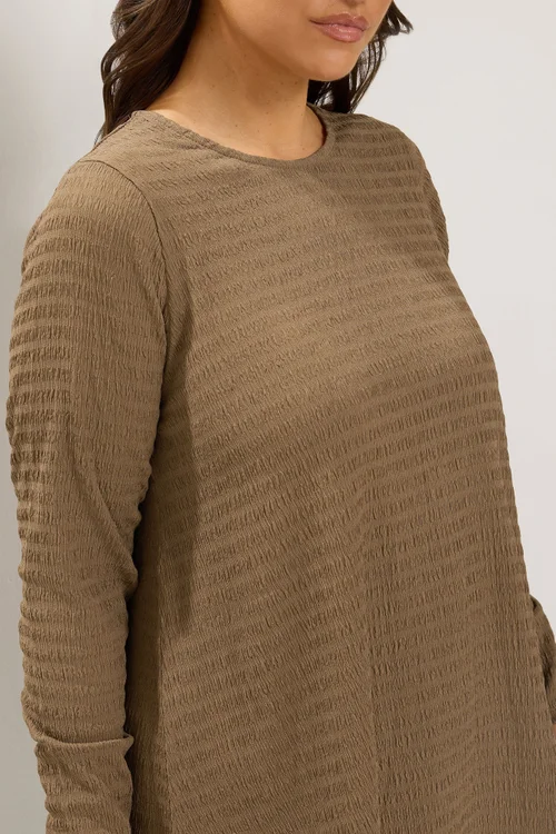 Yours Curve Natural Brown Swing Top - 18 Image 4