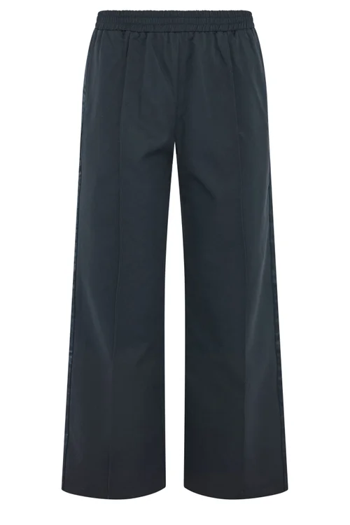 PixieGirl Petite Navy Blue Wide Leg Trousers - 16 Image 5