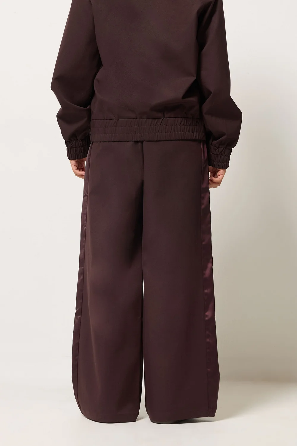 PixieGirl Petite Burgundy Wide Leg Trousers - 10 Image 3