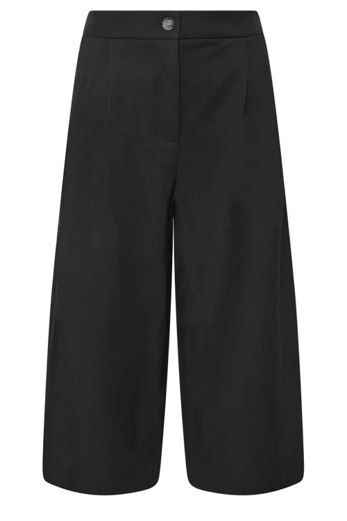 PixieGirl Petite Black Wide Leg Culottes - 12 Image 5