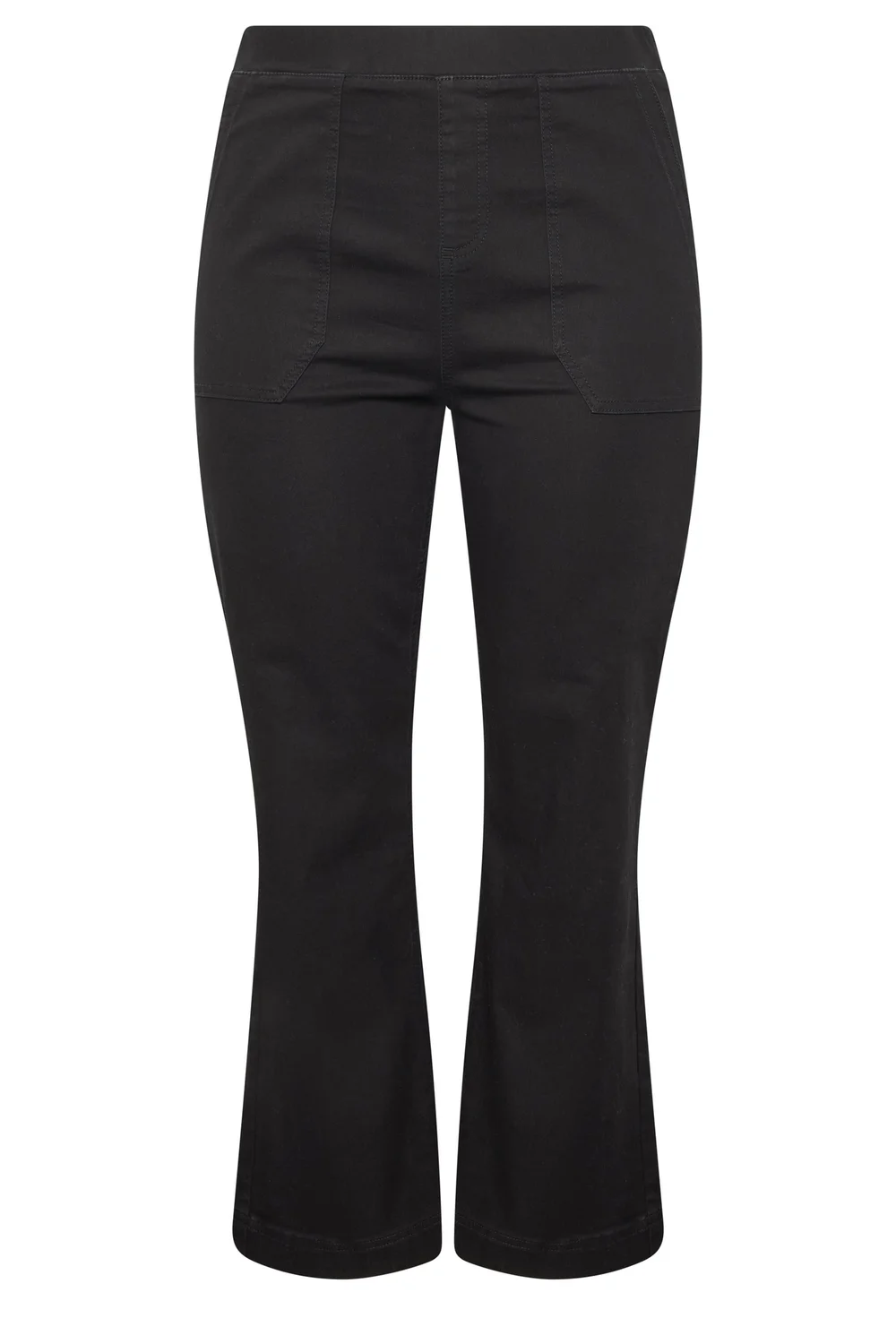 Yours Curve Black Patch Pocket Jeggings - 18/L30 Image 5