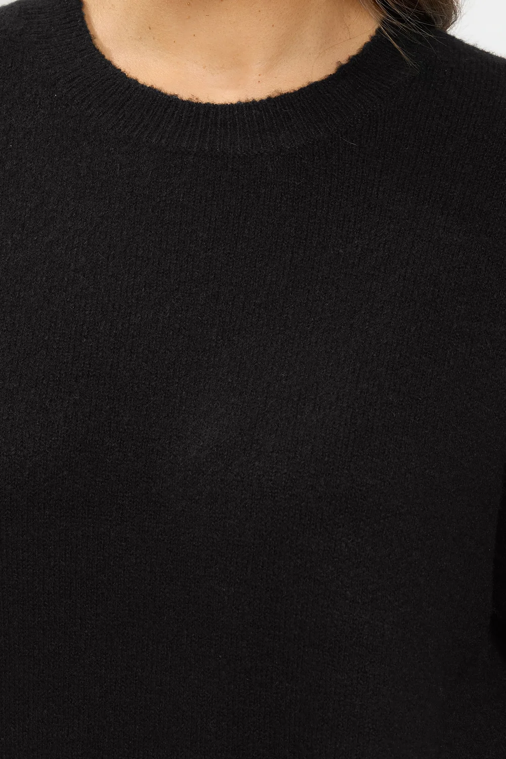 Yours Curve Black Long Sleeve Jumper Dress - 18-20 Image 4