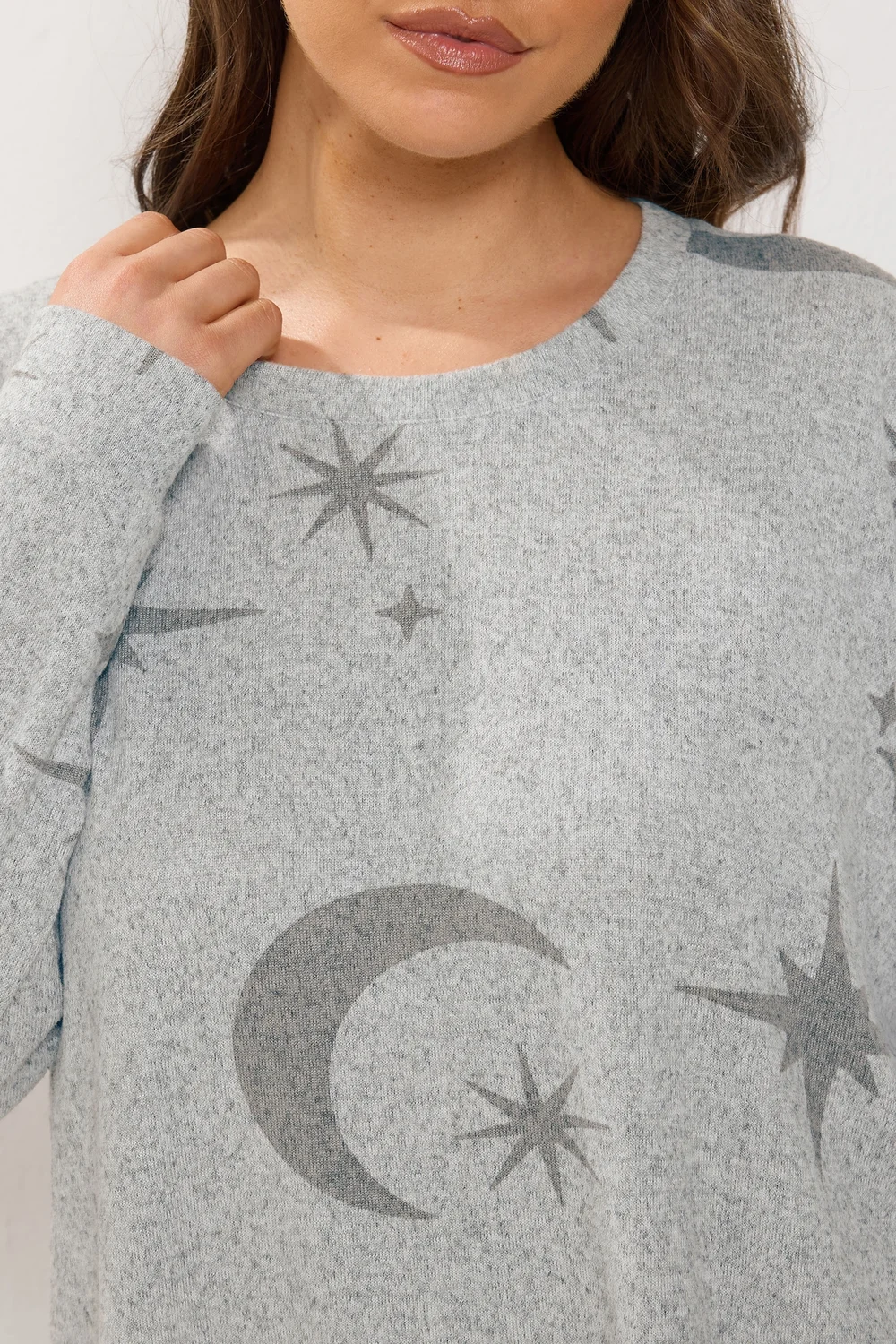 Yours Curve Grey Celestial Jumper - 12 Image 4