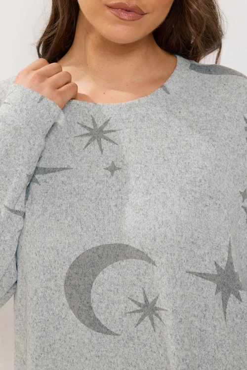 Yours Curve Grey Celestial Jumper - 12 Image 4