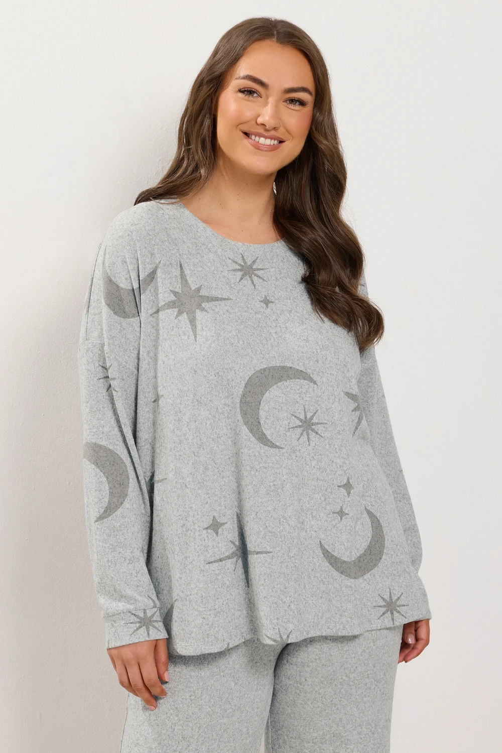 Yours Curve Grey Celestial Jumper - 12 Image 1