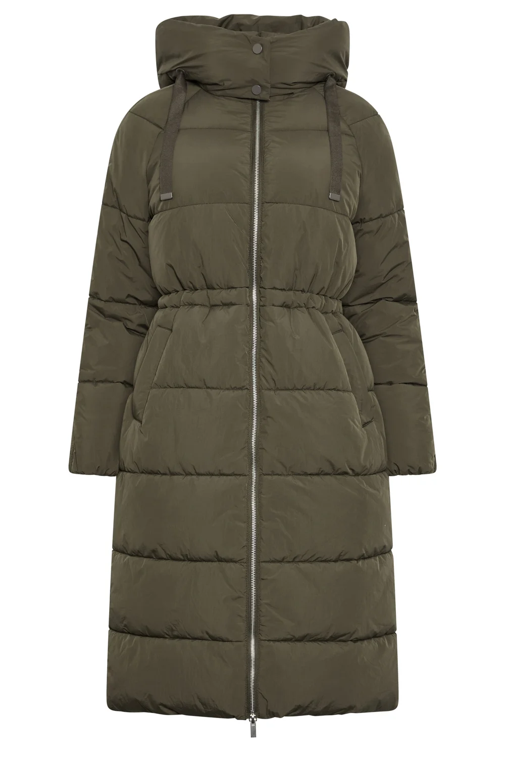 PixieGirl Petite Chocolate Brown Midi Padded Coat - 6 Image 5