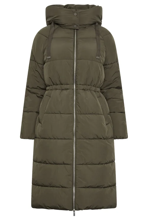 PixieGirl Petite Chocolate Brown Midi Padded Coat - 6 Image 5