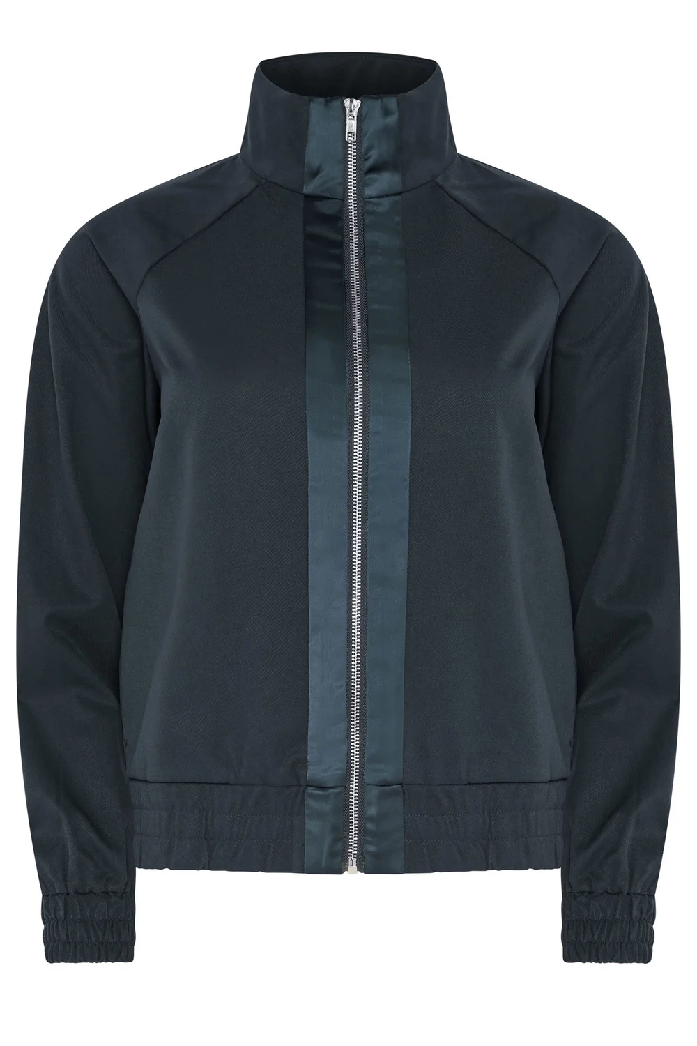 PixieGirl Petite Navy Blue Funnel Neck Jacket - 6 Image 5