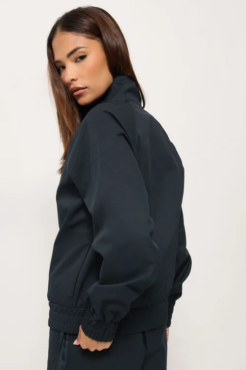 PixieGirl Petite Navy Blue Funnel Neck Jacket - 6 Image 3
