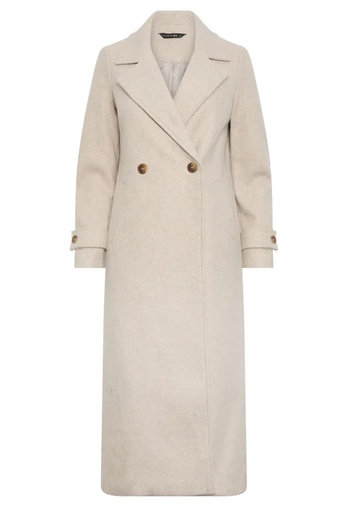 PixieGirl Petite Natural Brown Maxi City Coat - 12 Image 5