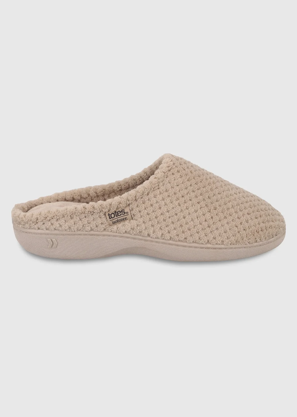 Totes Isotoner Light Brown Popcorn Mule Slippers - 7 Image 1