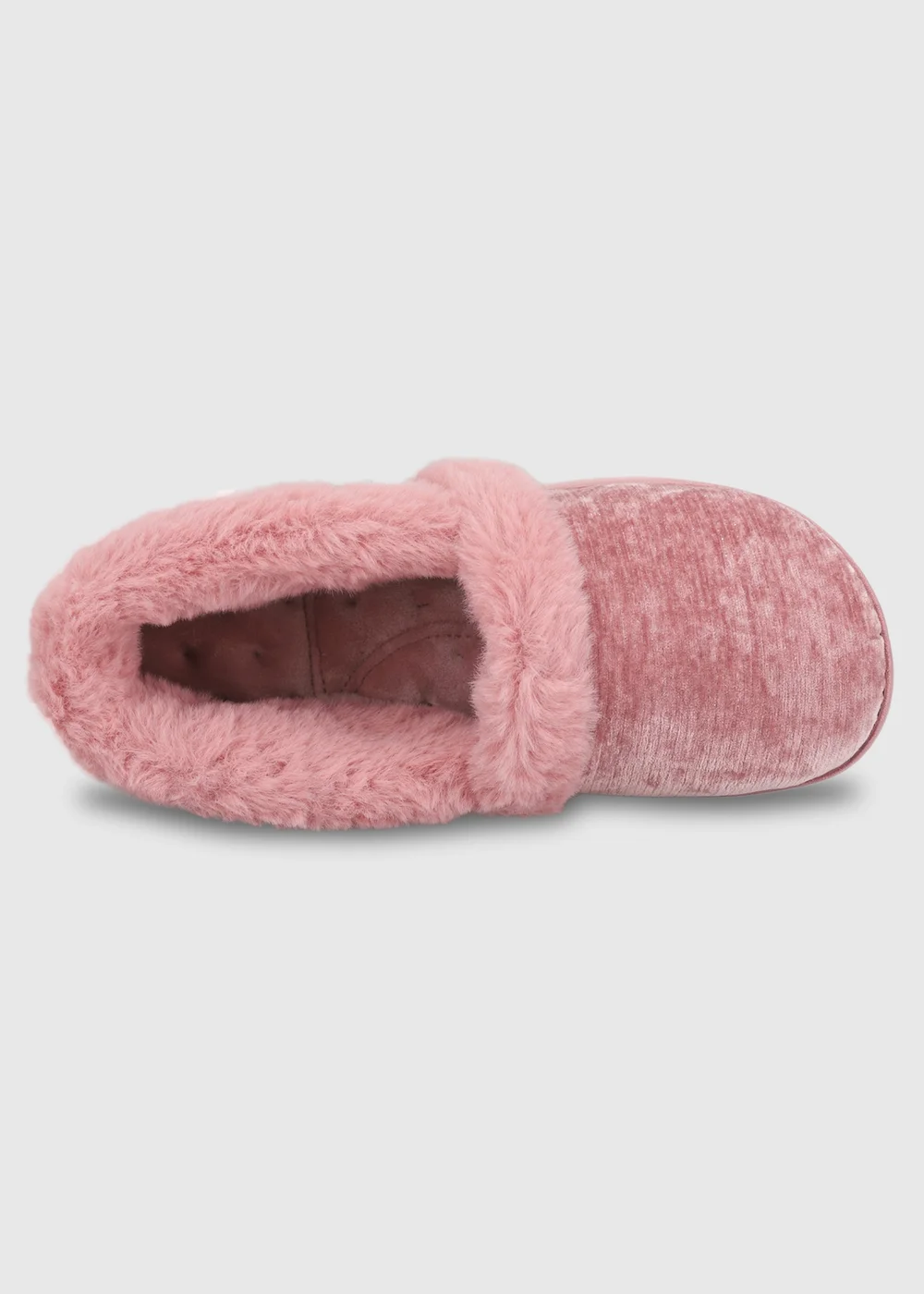 Totes Isotoner Pink Sparkle Full Back Slippers - 5 Image 5