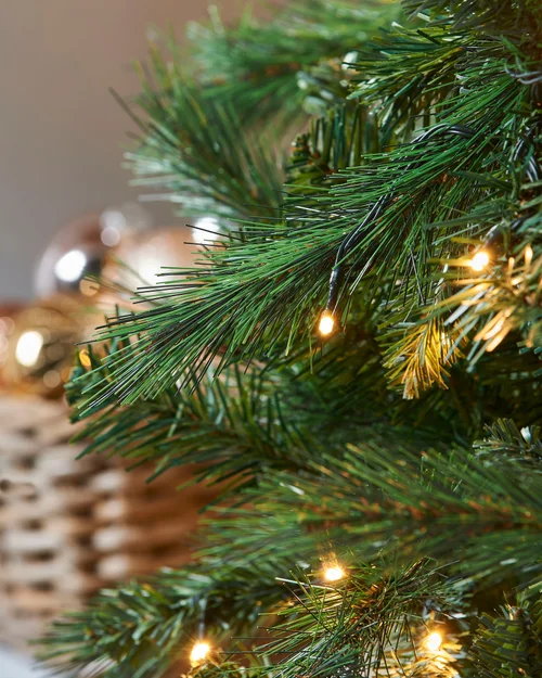 WeRChristmas Green Pre-Lit Victorian Pine Christmas Tree 5 Ft - No Size Image 4
