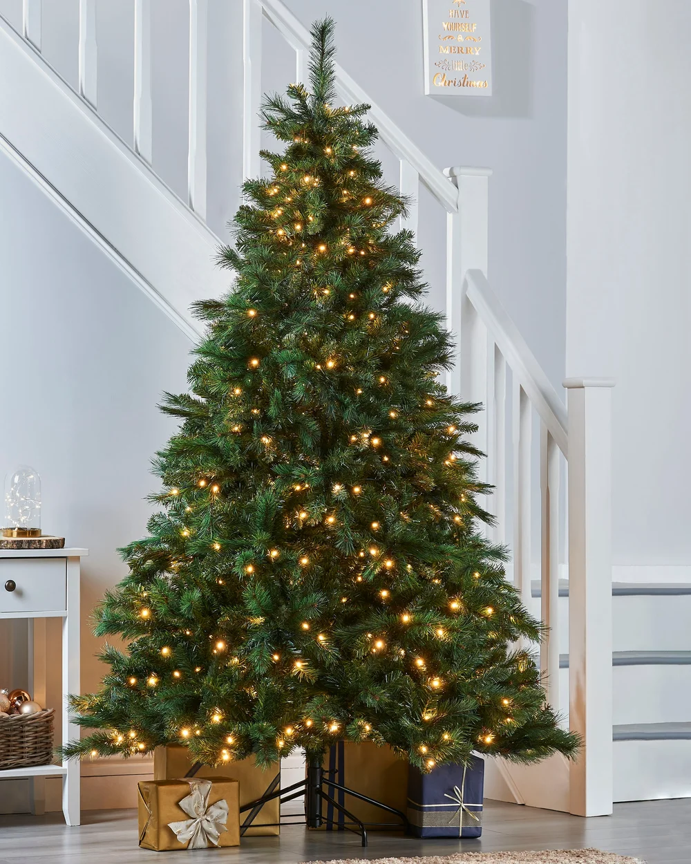WeRChristmas Green Pre-Lit Victorian Pine Christmas Tree 5 Ft - No Size Image 2