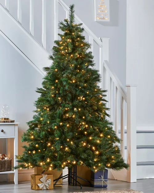 WeRChristmas Green Pre-Lit Victorian Pine Christmas Tree 5 Ft - No Size Image 2