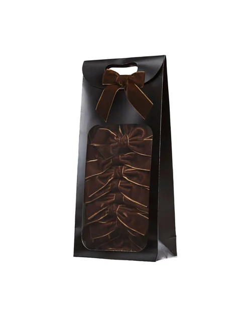 WeRChristmas Mocha Set Of 20 Velvet Double Christmas Bows 16.5 Cm - No Size Image 1