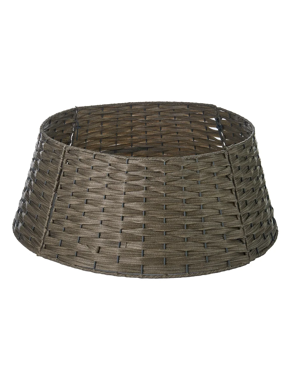 WeRChristmas Light Brown Rattan Christmas Tree Collar 65 Cm - No Size Image 1
