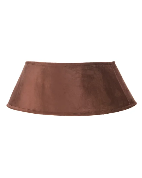 WeRChristmas Espresso Velvet Christmas Tree Collar 70 Cm - No Size Image 1