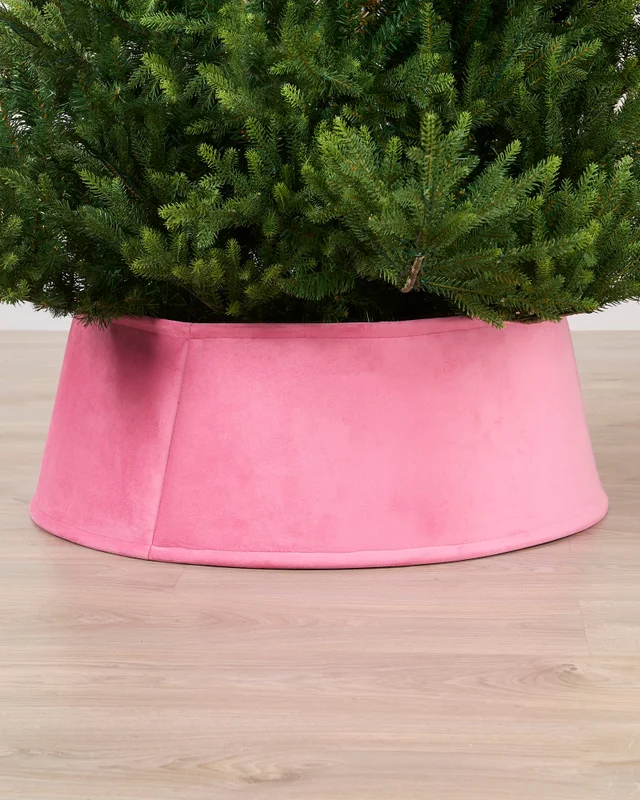 WeRChristmas Pink Velvet Christmas Tree Collar 70 Cm