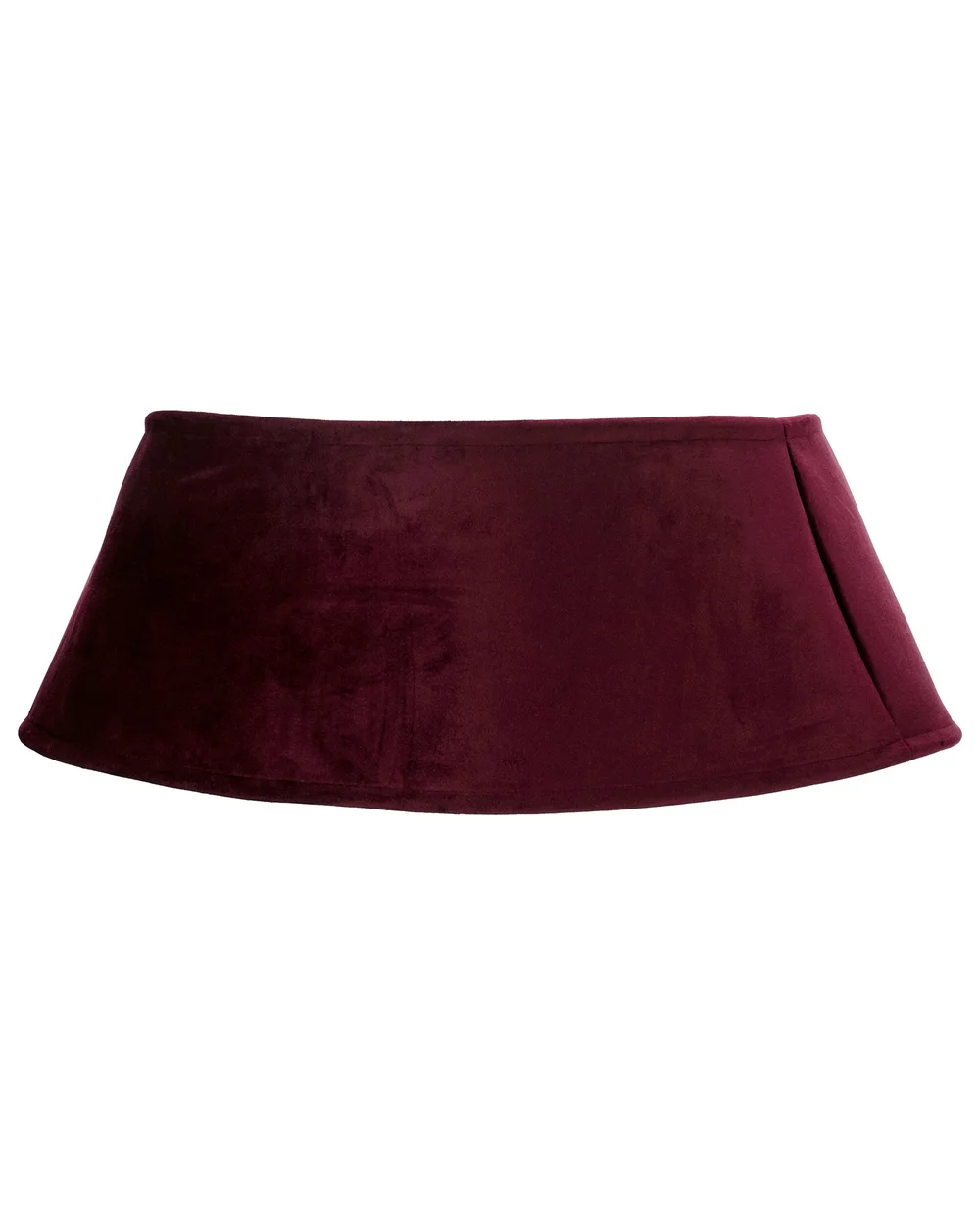 WeRChristmas Burgundy Velvet Christmas Tree Collar 70 Cm - No Size Image 1
