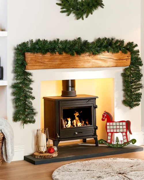 WeRChristmas Green Victorian Pine Artificial Christmas Garland 9 Ft - No Size Image 3