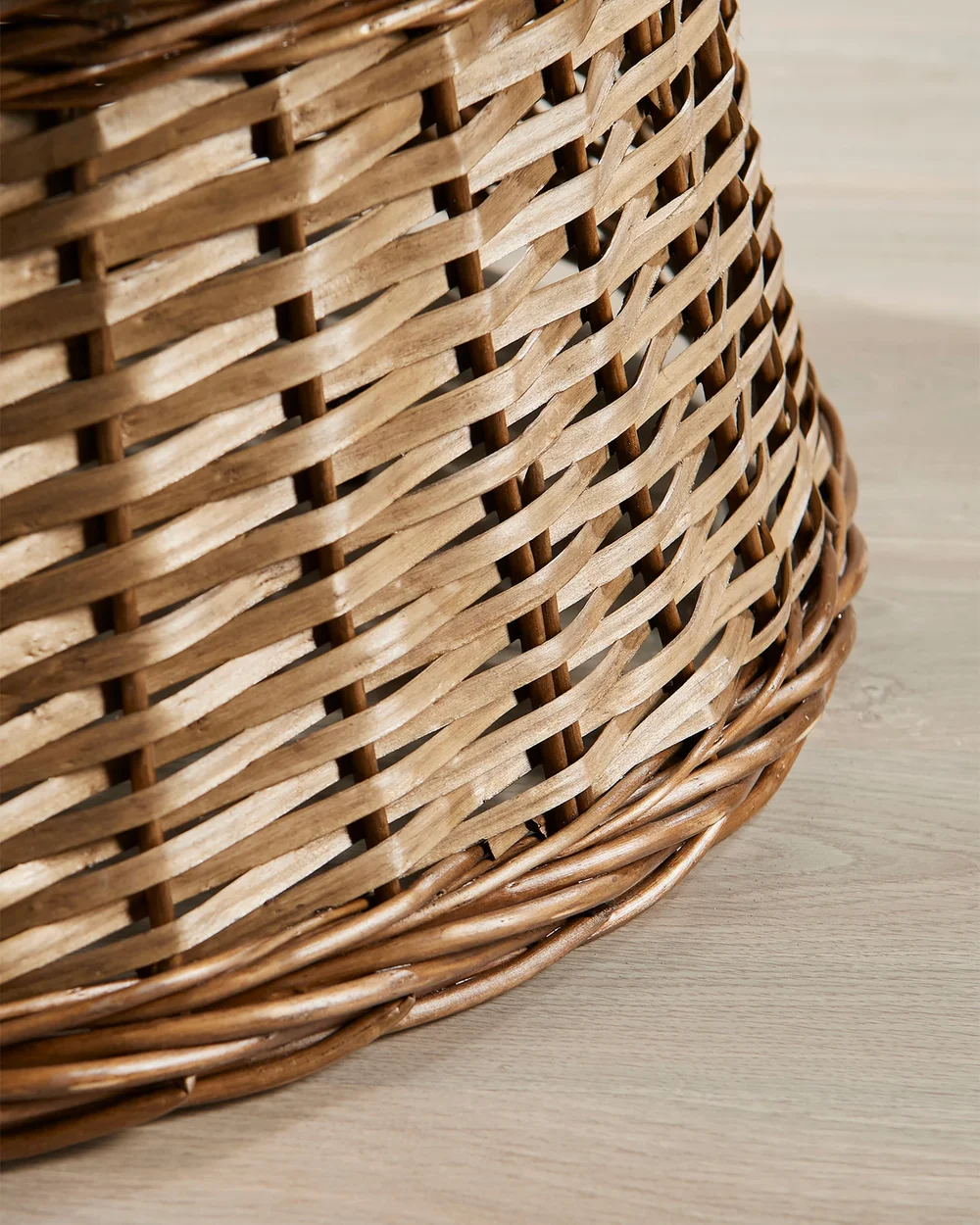 WeRChristmas Natural Brown Wicker Rattan Christmas Tree Collar 85 Cm - No Size Image 4