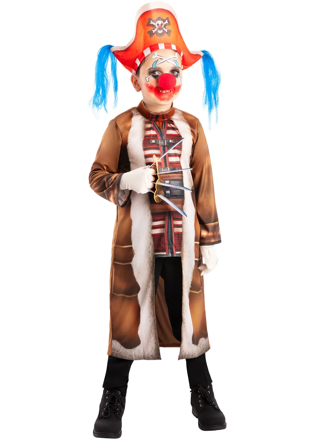 One Piece Buggy The Clown Child Costume (7-13 Years) - 11-13 Yrs Image 5
