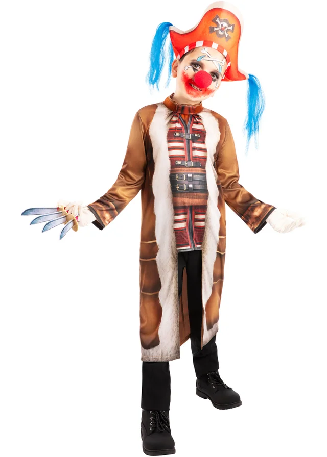One Piece Buggy The Clown Child Costume (7-13 Years)