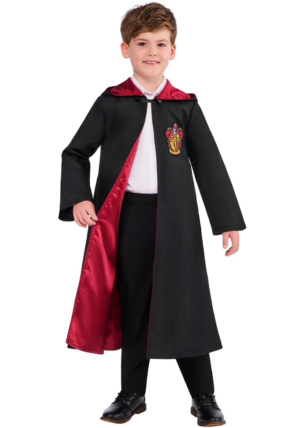 Harry Potter Deluxe Gryffindor Child Robe (5-13 Years) - 5-6 Yrs Image 1