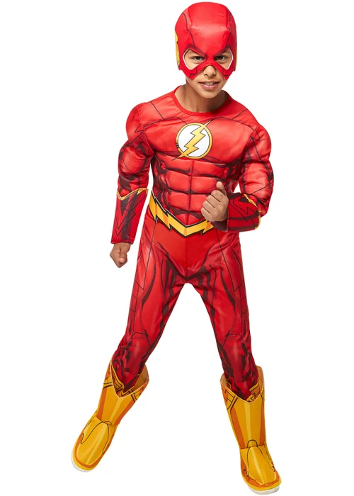The Flash Deluxe Child Costume (3-7 Years) - 3-4 Yrs Image 1
