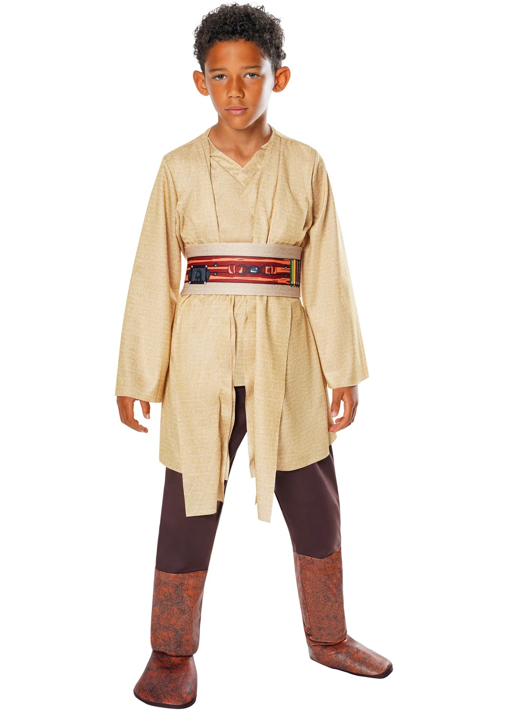 Star Wars Deluxe Jedi Child Costume (3-8 Years) - 7-8 Yrs Image 1