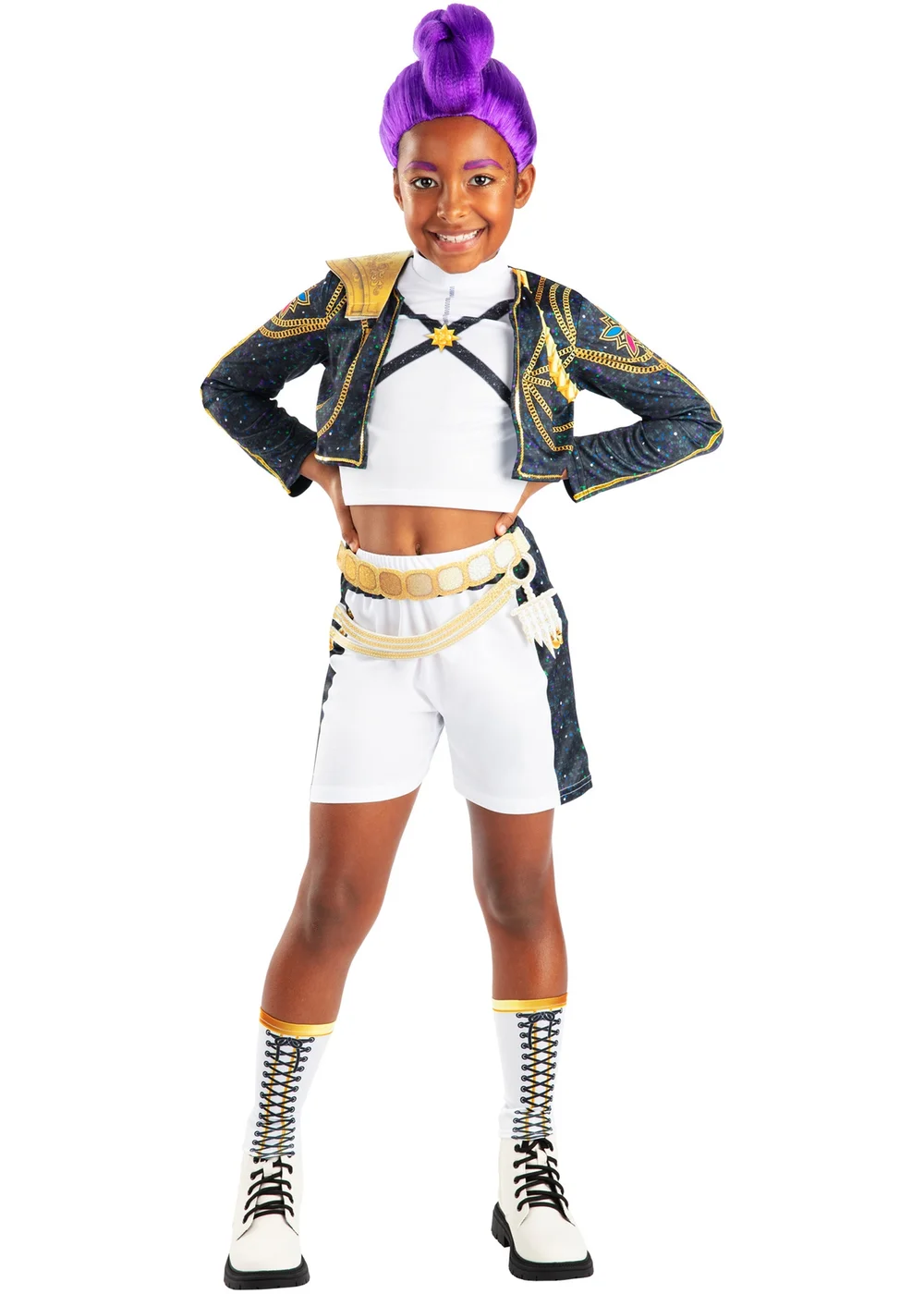 Kpop Demon Hunters Deluxe Rumi Golden Child Costume (3-13 Years) - 11-13 Yrs Image 6