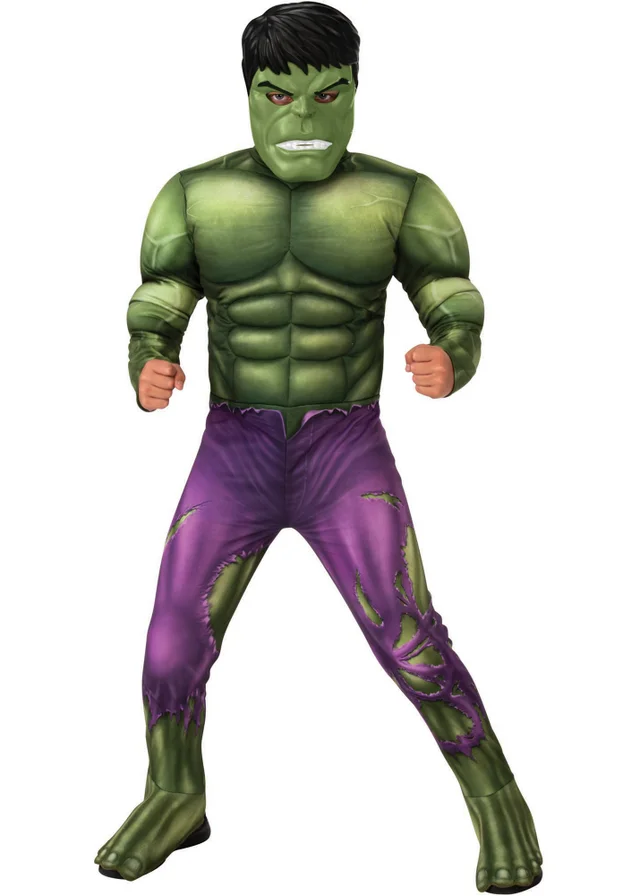 Marvel Hulk Deluxe Child Costume (3-10 Years)