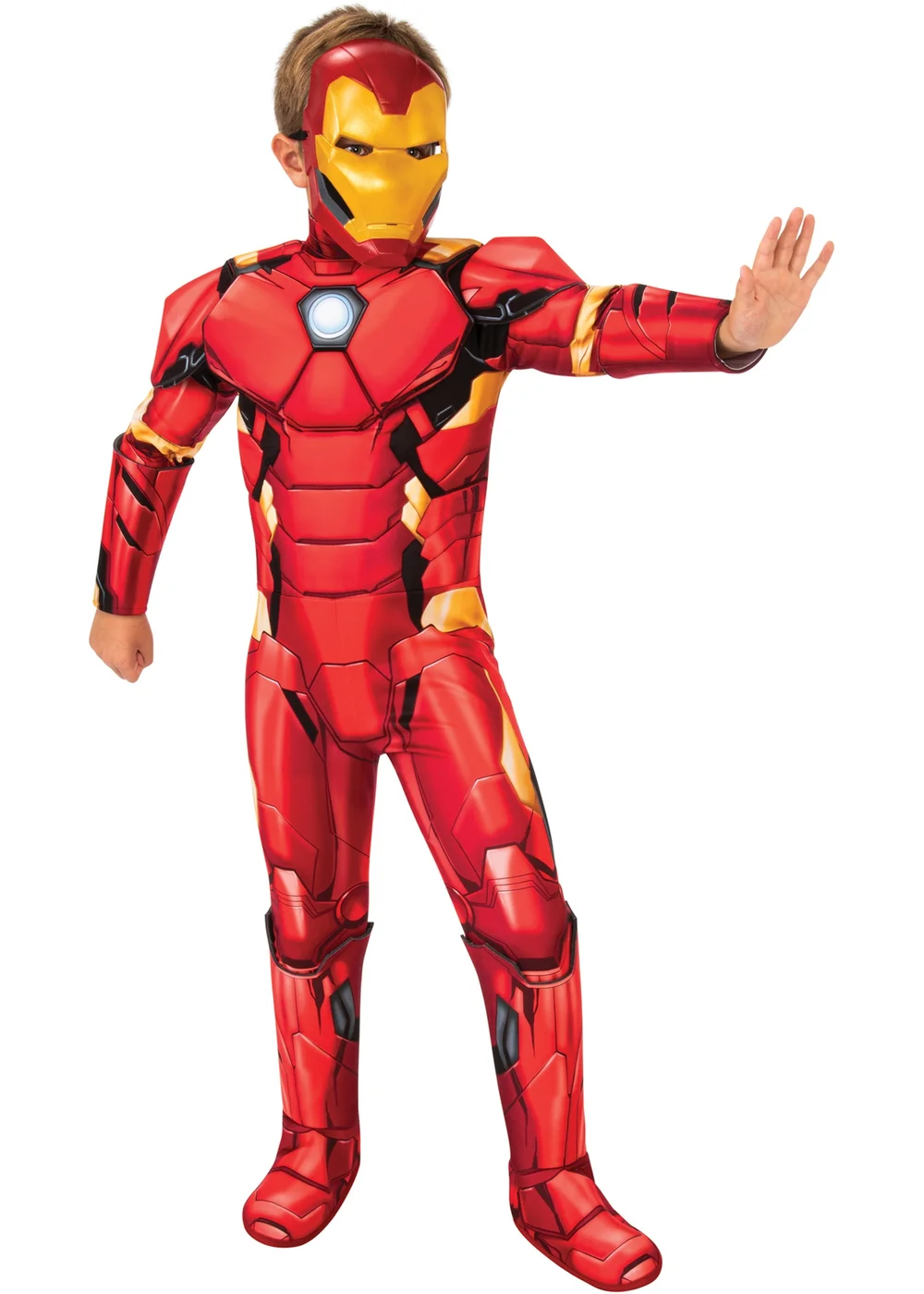 Marvel -Avengers Iron Man Deluxe Child Costume (3-10 Years) - 9-10 Yrs Image 1
