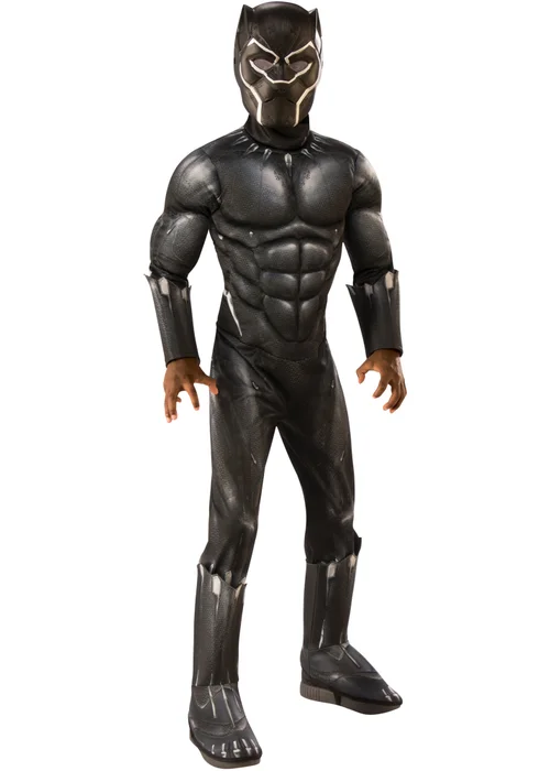 Marvel Deluxe Black Panther Child Costume (3-10 Years) - 8-10 Yrs Image 1
