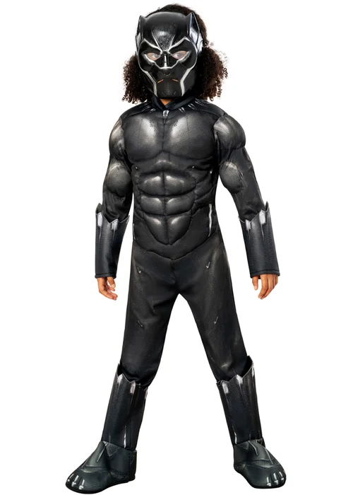 Marvel Deluxe Black Panther Child Costume (3-10 Years) - 8-10 Yrs Image 3