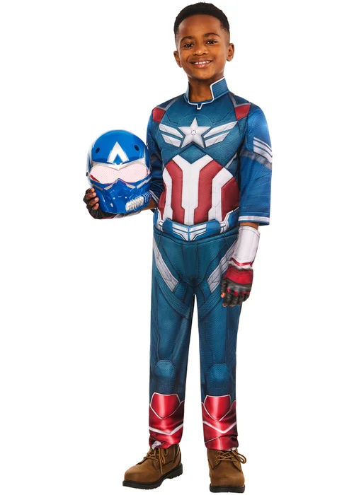 Marvel Captain America Deluxe Child Costume (5-13 Years) - 5-6 Yrs Image 6